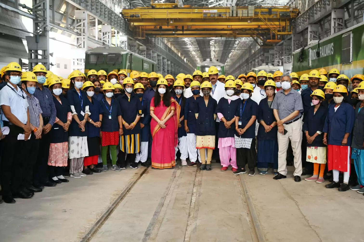 GM Anjali Goyal congratulated the BLW  employees 