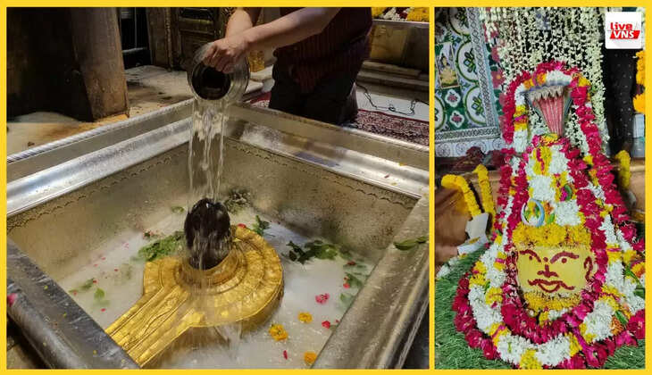 ज्येष्ठेश्वर महादेव के रूप में हुआ बाबा विश्वनाथ का गुलाब जल से अभिषेक, भक्ति में झूमे भक्त