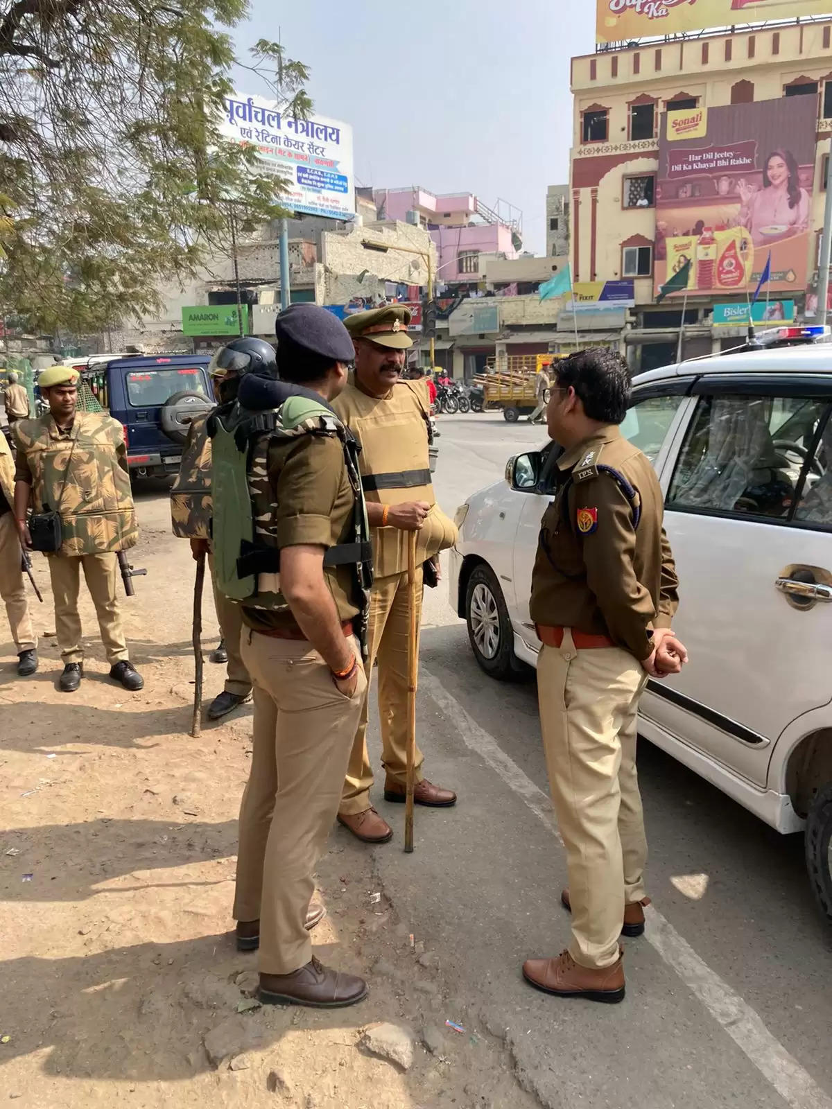 VARANASIPOLICEIN GYANVAPI