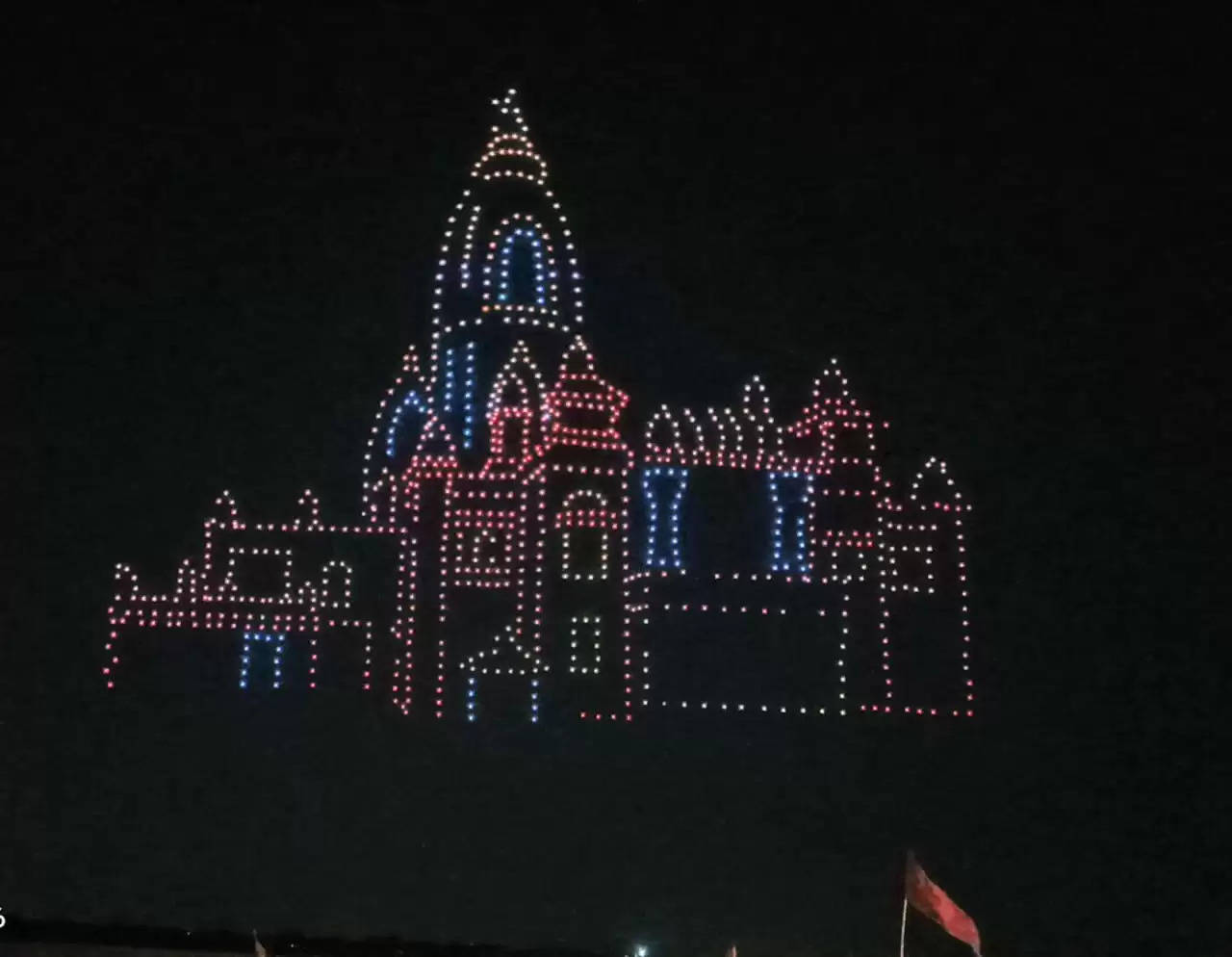 dron show in varanasi