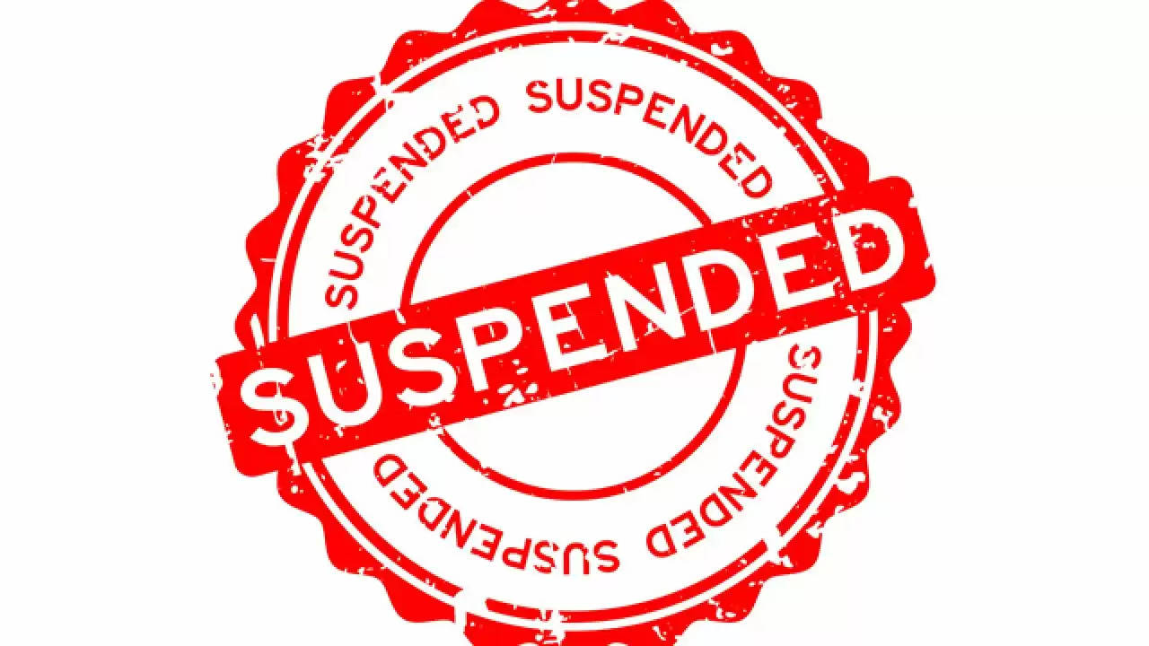 Suspended