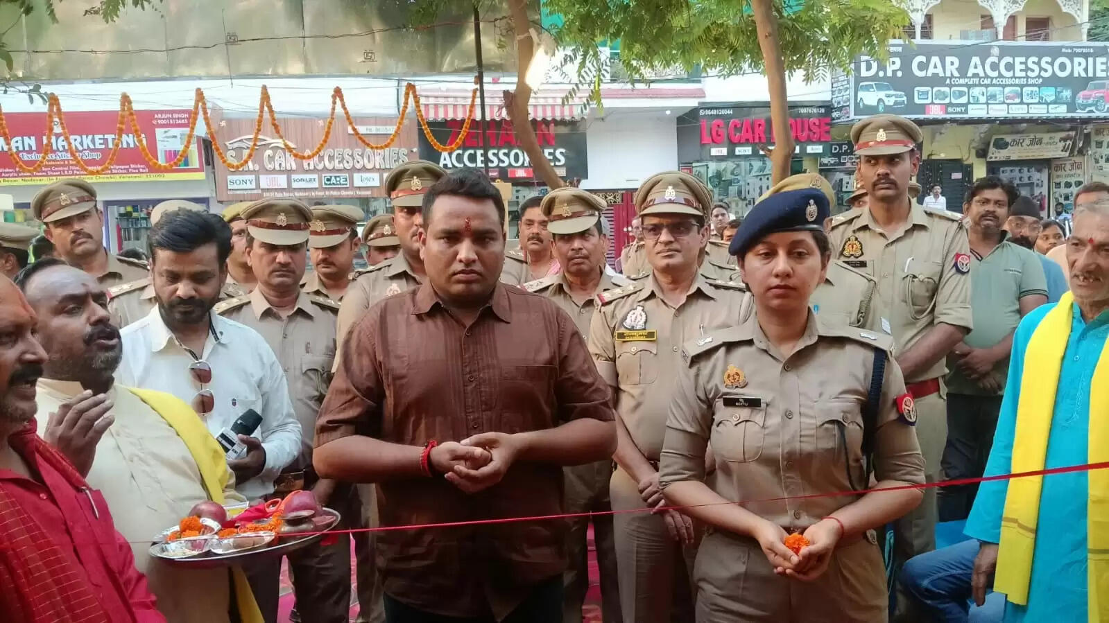 वाराणसी: डीसीपी प्रमोद कुमार ने नदेसर पुलिस चौकी का किया उद्घाटन 