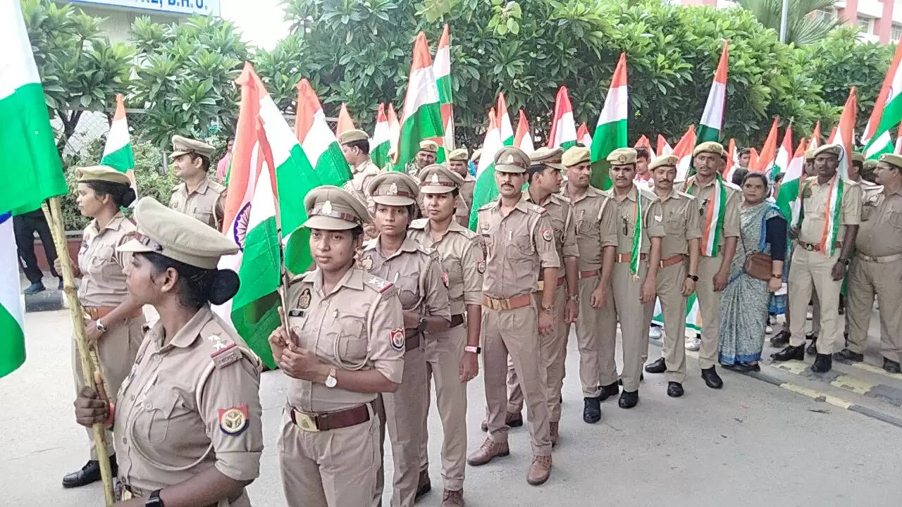 Tiranga yatra in Varanasi